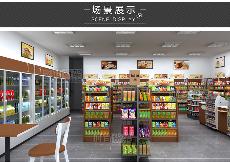 便利店布局設計場景圖