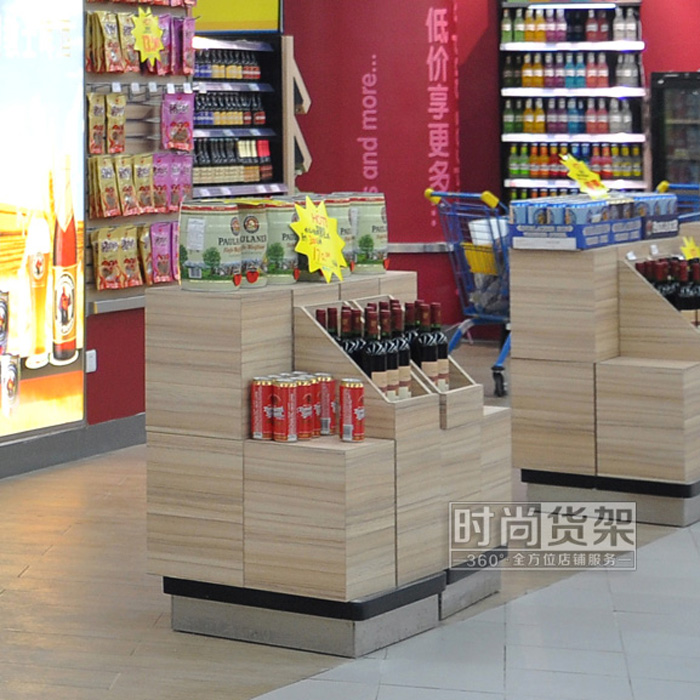 超市貨架_酒水促銷展示臺(tái)