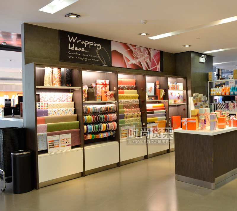 超市貨架_單面家居用品架